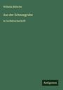Wilhelm Bölsche: Aus der Schneegrube, Buch