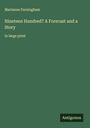 Marianne Farningham: Nineteen Hundred? A Forecast and a Story, Buch