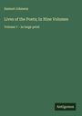 Samuel Johnson: Lives of the Poets; In Nine Volumes, Buch