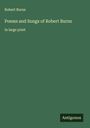 Robert Burns: Poems and Songs of Robert Burns, Buch