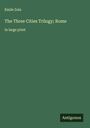 Émile Zola: The Three Cities Trilogy; Rome, Buch