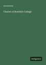 Anonymous: Charter of Bowdoin College, Buch