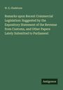 W. E. Gladstone: Remarks upon Recent Commercial Legislation: Suggested by the Expository Statement of the Revenue from Customs, and Other Papers Lately Submitted to Parliament, Buch