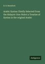 H. B. Beresford: Arabic Syntax Chiefly Selected From the Hidayut-Oon-Nuhvi a Treatise of Syntax in the original Arabic, Buch
