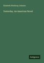 Elizabeth Winthrop Johnson: Yesterday. An American Novel, Buch