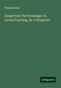 Thomas Davis: Songs From The Parsonage: Or, Lyrical Teaching, By a Clergyman, Buch