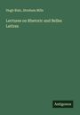 Hugh Blair: Lectures on Rhetoric and Belles Lettres, Buch