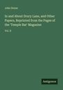 John Doran: In and About Drury Lane, and Other Papers, Reprinted from the Pages of the 'Temple Bar' Magazine, Buch