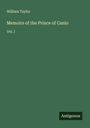 William Taylor: Memoirs of the Prince of Canio, Buch