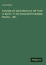Anonymous: Receipts and Expenditures of the Town of Exeter, for the Financial Year Ending March 1, 1881, Buch