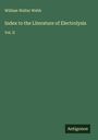 William Walter Webb: Index to the Literature of Electrolysis, Buch