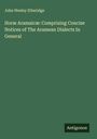 John Wesley Etheridge: Horæ Aramaicæ: Comprising Concise Notices of The Aramean Dialects In General, Buch