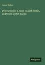 James Walker: Description of a Jaunt to Auld Reekie, and Other Scotch Poems, Buch