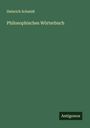 Heinrich Schmidt: Philosophisches Wörterbuch, Buch