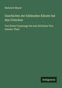 Heinrich Meyer: Geschichte der bildenden Künste bei den Griechen, Buch