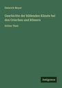 Heinrich Meyer: Geschichte der bildenden Künste bei den Griechen und Römern, Buch