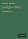 Georg Krebs: Humboldt. Monatsschrift für die gesamten Naturwissenschaften, Buch