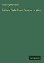 John Knight Bucklyn: Battle of Cedar Creek, October 19, 1864, Buch