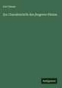 Karl Giesen: Zur Charakteristik des jüngeren Plinius, Buch