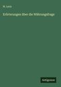 W. Leris: Erörterungen über die Währungsfrage, Buch