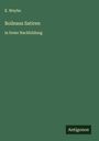 E. Weyhe: Boileaus Satiren, Buch