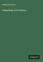Friedrich Wolters: Lobgesänge und Psalmen, Buch