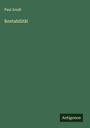 Paul Arndt: Rentabilität, Buch