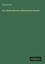 Felix Stoerk: Zur Methodik des öffentlichen Rechts, Buch