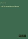 Carl Pauli: Die etruskischen Zahlwörter, Buch