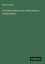 Hans Heussler: Der Rationalismus des siebenzehnten Jahrhunderts, Buch
