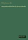William Sommerville: The Exclusive Claims of David's Psalms, Buch