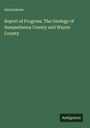 Anonymous: Report of Progress. The Geology of Susquehanna County and Wayne County, Buch