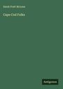 Sarah Pratt McLean: Cape Cod Folks, Buch