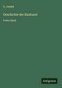 D. Joseph: Geschichte der Baukunst, Buch