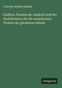Christian Wilhelm Spieker: Emiliens Stunden der Andacht und des Nachdenkens: für die erwachsenen Töchter der gebildeten Stände, Buch