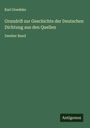 Karl Goedeke: Grundriß zur Geschichte der Deutschen Dichtung aus den Quellen, Buch