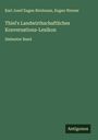 Karl Josef Eugen Birnbaum: Thiel's Landwirthschaftliches Konversations-Lexikon, Buch