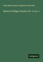 Alma Mater Society of Queen's University: Queen's College Journal, Vol. 13, no. 1, Buch