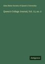 Alma Mater Society of Queen's University: Queen's College Journal, Vol. 13, no. 2, Buch