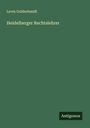 Levin Goldschmidt: Heidelberger Rechtslehrer, Buch