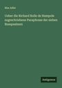 Max Adler: Ueber die Richard Rolle de Hampole zugeschriebene Paraphrase der sieben Busspsalmen, Buch