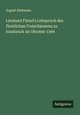 August Edelmann: Lienhard Flexel's Lobspruch des fürstlichen Freischiessens zu Innsbruck im Oktober 1569, Buch