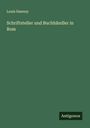 Louis Haenny: Schriftsteller und Buchhändler in Rom, Buch