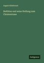 August Hildebrand: Boëthius und seine Stellung zum Christentume, Buch