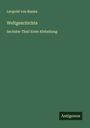 Leopold von Ranke: Weltgeschichte, Buch