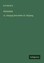 Karl Bartsch: Germania, Buch