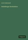 Levin Goldschmidt: Heidelberger Rechtslehrer, Buch