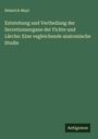 Heinrich Mayr: Entstehung und Vertheilung der Secretionsorgane der Fichte und Lärche: Eine vegleichende anatomische Studie, Buch