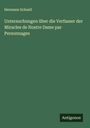 Hermann Schnell: Untersuchungen über die Verfasser der Miracles de Nostre Dame par Personnages, Buch