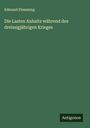 Edmund Flemming: Die Lasten Anhalts während des dreissigjährigen Krieges, Buch